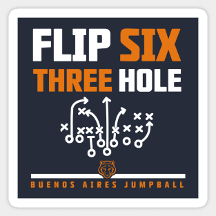 Flip Six Three Hole Sticker